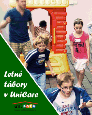 Letné tábory v UniCare Letné tábory v UniCare